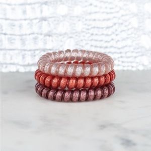 🎄STOCKING STUFFER Hotline Hair Ties Dusty Rose Set